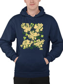Officially Licensed ICEE Fun, Festive, And Shamrock-Themed Bear Men's Hoodie