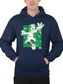 Officially Licensed ICEE Shamrock's Fun - Lucky St.Patrick's Day Graphic Men's Hoodie