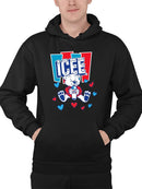 Officially Licensed ICEE Polar-Bear Love - Adorable Cool Heart Graphic Men's Hoodie