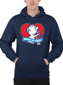 Officially Licensed ICEE Born To Chill Heart - Cozy Polar-Bear Graphic Men's Hoodie