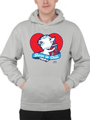 Officially Licensed ICEE Born To Chill Heart - Cozy Polar-Bear Graphic Men's Hoodie