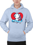 Officially Licensed ICEE Born To Chill Heart - Cozy Polar-Bear Graphic Men's Hoodie