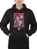 Officially Licensed ICEE Bear Paws Graphic - Cool And Bold Vintage Style Men's Hoodie