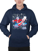 Officially Licensed ICEE Snowy Cool Vibes - Bear Snowboarding Graphic Men's Hoodie