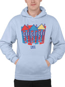 Officially Licensed ICEE Triple Chill Treats - Ice Slush Retro Graphic Men's Hoodie