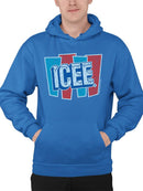 Officially Licensed ICEE Frosty Refresh Retro Graphic Men's Hoodie