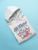 Officially Licensed ICEE Patriotic Retro Bear Slush Graphic Men's Hoodie