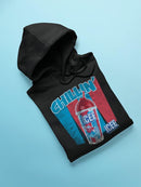 Officially Licensed ICEE Chillin' Trendy Drink - Retro Beverage Graphic  Men's Hoodie