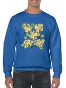 Officially Licensed ICEE Fun, Festive, And Shamrock-Themed Bear Men's Sweatshirt