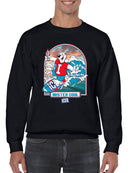 Officially Licensed ICEE Surfing Wave Vibes - Cool Graphic Men's Sweatshirt