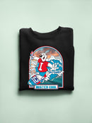 Officially Licensed ICEE Surfing Wave Vibes - Cool Graphic Men's Sweatshirt