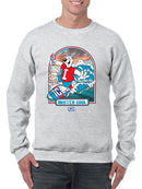 Officially Licensed ICEE Surfing Wave Vibes - Cool Graphic Men's Sweatshirt