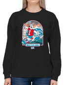 Officially Licensed ICEE Surfing Wave Vibes - Cool Graphic Women's Sweatshirt