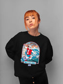 Officially Licensed ICEE Surfing Wave Vibes - Cool Graphic Women's Sweatshirt