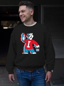 Officially Licensed ICEE Chill Polar-Bear Graphic - Fun Retro Style Men's Sweatshirt