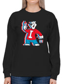 Officially Licensed ICEE Chill Polar-Bear Graphic - Fun Retro Style Women's Sweatshirt