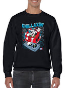 Officially Licensed ICEE Chill Dj Polar-Bear - Fun Vibes Graphic Men's Sweatshirt