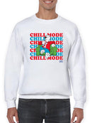 Officially Licensed ICEE Chill Mode Activated - Relaxing Frosty Graphic Men's Sweatshirt