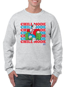 Officially Licensed ICEE Chill Mode Activated - Relaxing Frosty Graphic Men's Sweatshirt