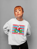 Officially Licensed ICEE Chill Mode Activated - Relaxing Frosty Graphic Women's Sweatshirt