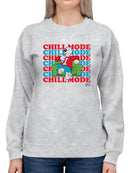 Officially Licensed ICEE Chill Mode Activated - Relaxing Frosty Graphic Women's Sweatshirt