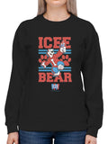 Officially Licensed ICEE Bear Paws - Cool And Bold Vintage Style Women's Sweatshirt