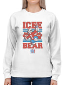 Officially Licensed ICEE Bear Paws - Cool And Bold Vintage Style Women's Sweatshirt