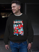 Officially Licensed ICEE Coldest Drink In Town -  Bear Retro Cool Graphic Men's Sweatshirt