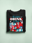 Officially Licensed ICEE Coldest Drink In Town -  Bear Retro Cool Graphic Women's Sweatshirt