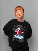 Officially Licensed ICEE Snowy Cool Vibes - Bear Snowboarding Graphic Women's Sweatshirt