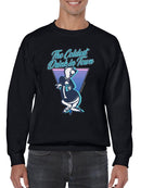 Officially Licensed ICEE Chill Vibes Triangle - Retro Cool Bear Graphic Men's Sweatshirt