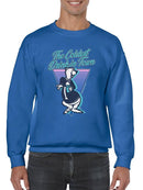Officially Licensed ICEE Chill Vibes Triangle - Retro Cool Bear Graphic Men's Sweatshirt