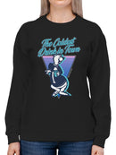 Officially Licensed ICEE Chill Vibes Triangle - Retro Cool Bear Graphic Women's Sweatshirt