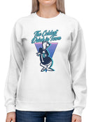 Officially Licensed ICEE Chill Vibes Triangle - Retro Cool Bear Graphic Women's Sweatshirt