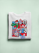 Officially Licensed ICEE Winter Chill Fun - Bear Seasonal Collage Women's Sweatshirt