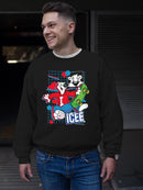 Officially Licensed ICEE Skate Frost Rider Style - Fun Graphic Bear Men's Sweatshirt
