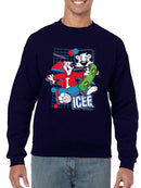 Officially Licensed ICEE Skate Frost Rider Style - Fun Graphic Bear Men's Sweatshirt