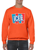 Officially Licensed ICEE Frosty Refresh Retro Graphic Men's Sweatshirt