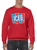 Officially Licensed ICEE Frosty Refresh Retro Graphic Men's Sweatshirt