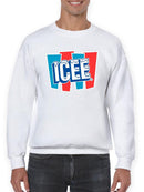 Officially Licensed ICEE Frosty Refresh Retro Graphic Men's Sweatshirt