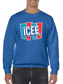 Officially Licensed ICEE Frosty Refresh Retro Graphic Men's Sweatshirt