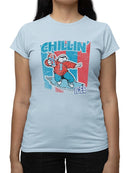 Officially Licensed ICEE Chillin' Polar Bear Retro Graphic Women's T-shirt
