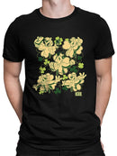 Officially Licensed ICEE Fun, Festive, And Shamrock-Themed Bear Graphic Men's T-shirt