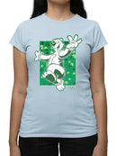 Officially Licensed ICEE Shamrock's Bear Fun - Lucky St.Patrick's Day Graphic Women's T-shirt