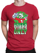 Officially Licensed ICEE Green Vibes Only - Festive St. Patrick's Fun Day Graphic Men's T-shirt