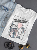 Officially Licensed ICEE Cool Bear Delight - Fun And Refreshing Drink Graphic Women's T-shirt