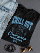 Officially Licensed ICEE Chill Out Champions - Cool Golf Club Graphic Women's T-shirt