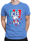 Officially Licensed ICEE Polar-Bear Love - Adorable Cool Heart Graphic Men's T-shirt