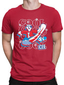 Officially Licensed ICEE Snowy Cool Vibes - Bear Snowboarding Graphic Men's T-shirt