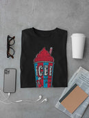 Officially Licensed ICEE Classic Cup - Retro 'Coldest Drink In Town' Graphic Men's T-shirt